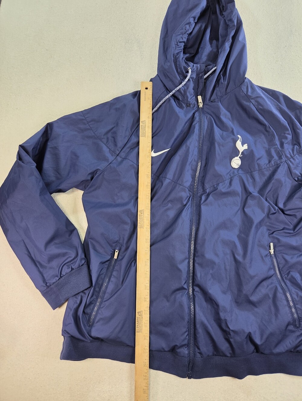 Nike Tottenham Hotspur Windbreaker Mens XL Navy - Picture 7 of 8